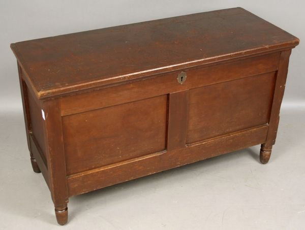 19th C. Sheraton Penn. Cherry Blanket Chest