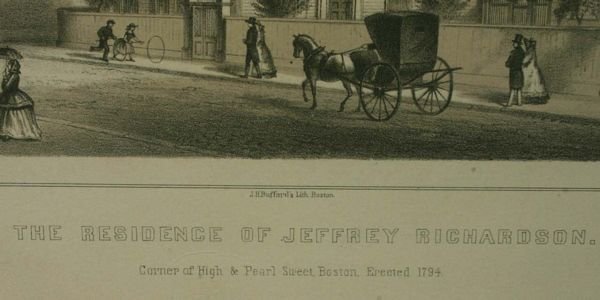 RESIDENCE OF J.RICHARDSON, LITHOGRAPH, C.1860 - 2