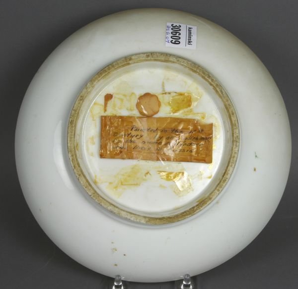 18/19th C. Paris Porcelain Plate w/ Ship - 2