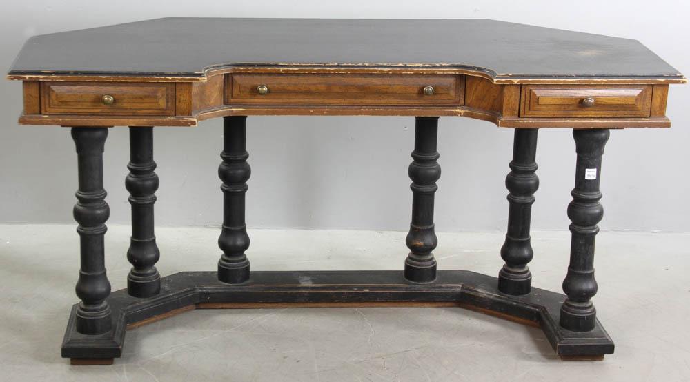 20thc Horseshoe Shaped Library Table Oct 20 2019 Kaminski