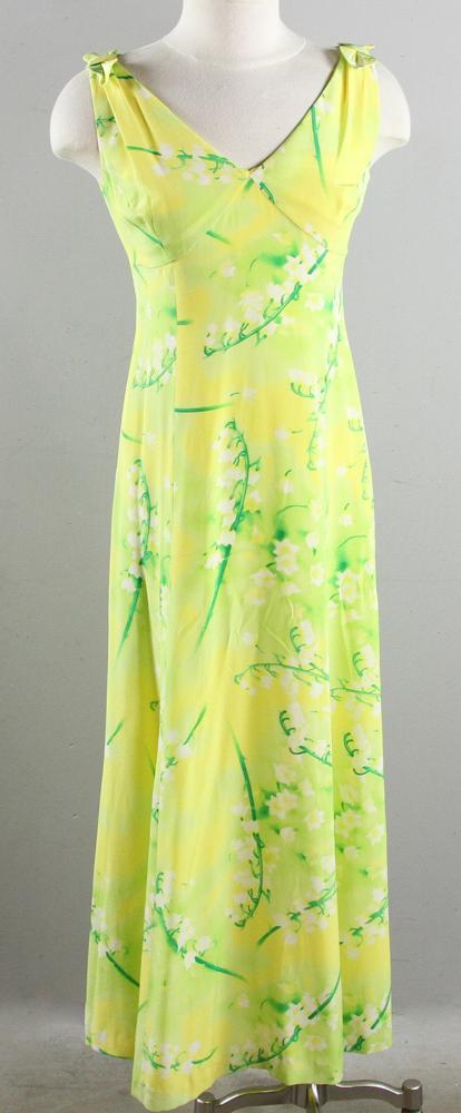 Escada Maxi Dress: Escada maxi dress, German size 36. Provenance: From a California collector.