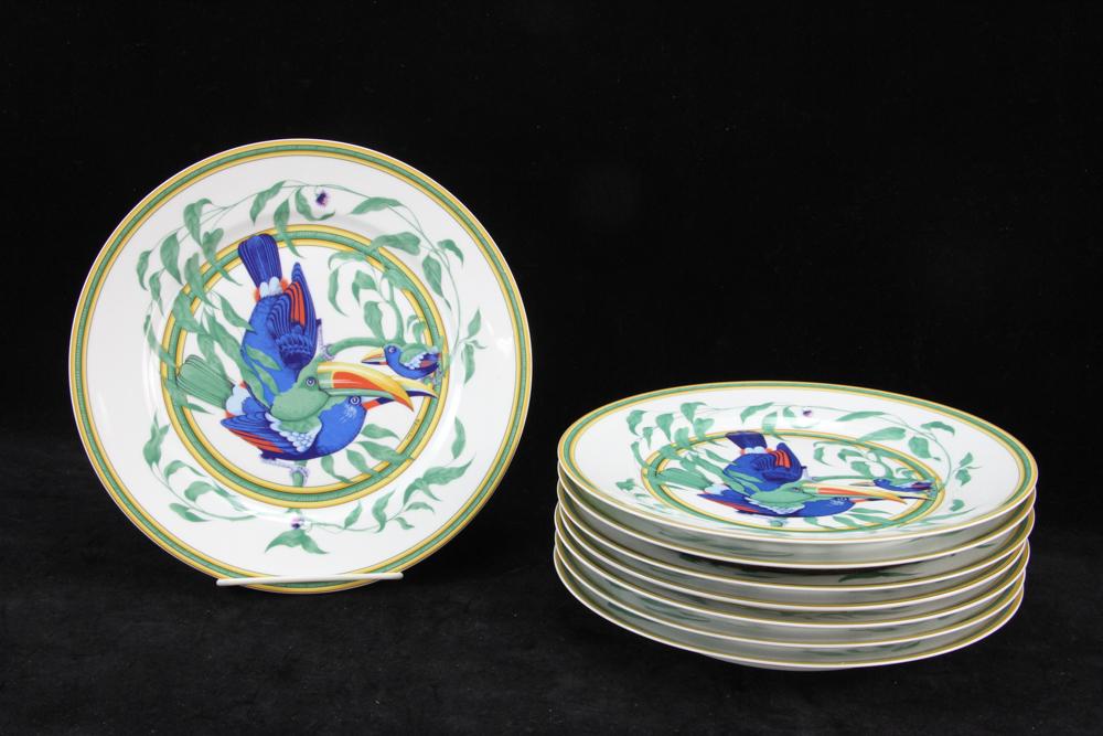 Hermes Toucans Porcelain Dinner Plates (1 of 5)