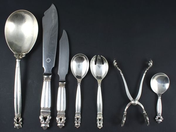(7) Pieces of Georg Jensen Sterling Flatware