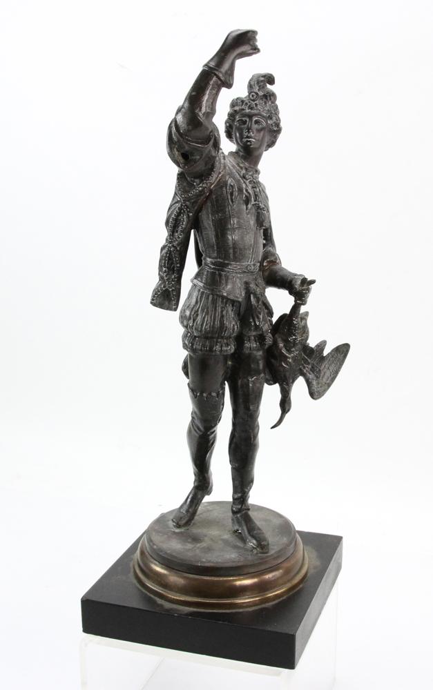 19thC French Metal Figural Sculpture (1 of 6)