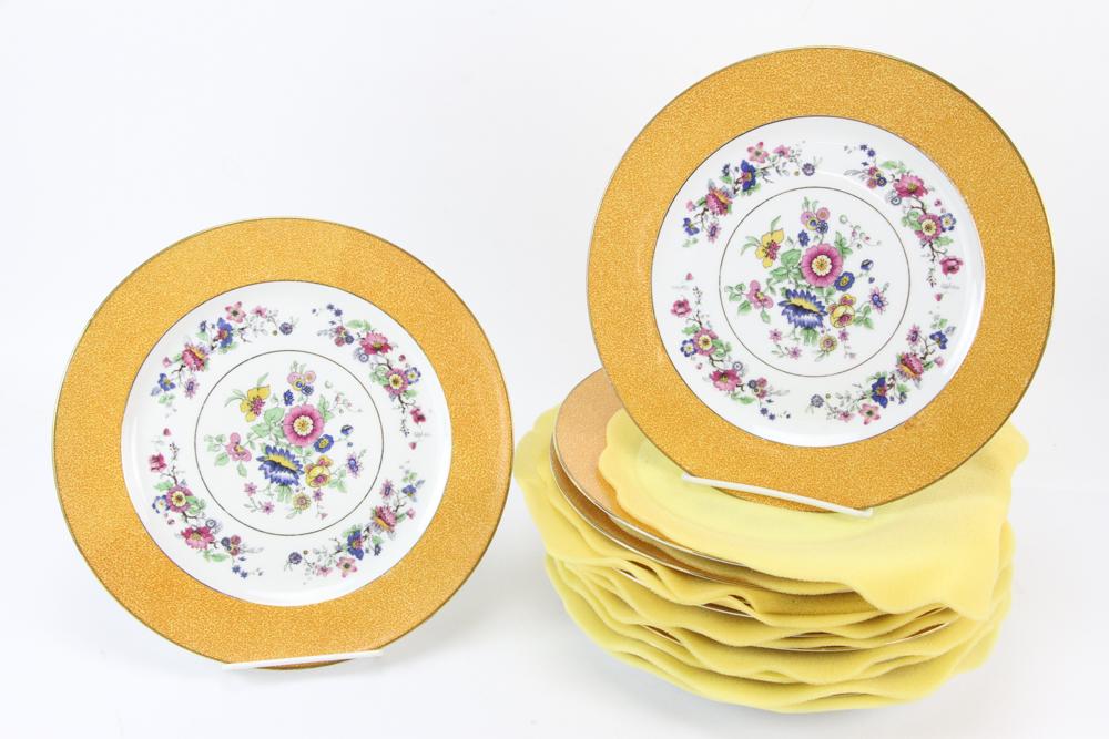 Set of Twelve Limoges Porcelain Plates (1 of 4)