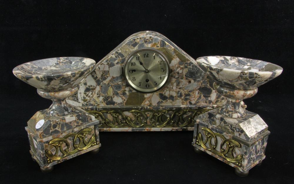 Art Deco Marble Garniture Set (1 of 10)