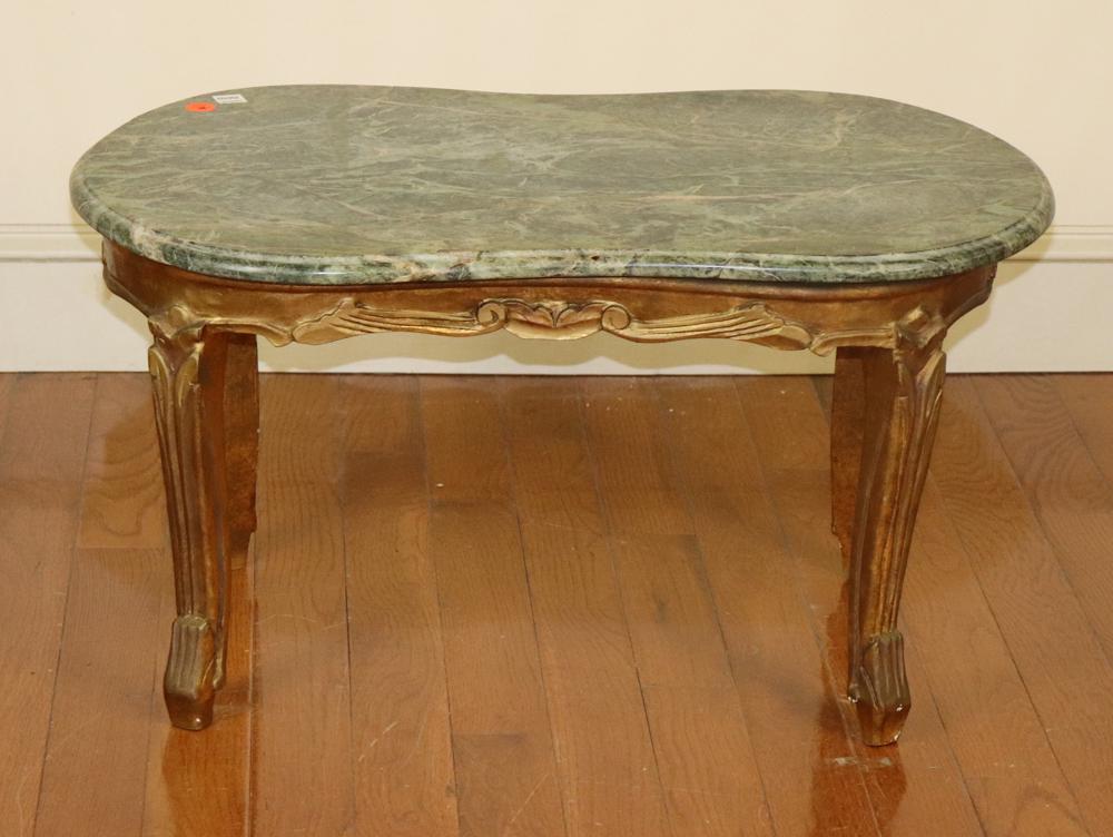 French Marble Top Occasional Table (1 of 6)