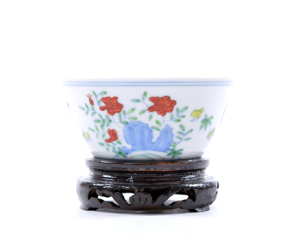 Fine Chinese Doucai Tea Cup (1 of 5)