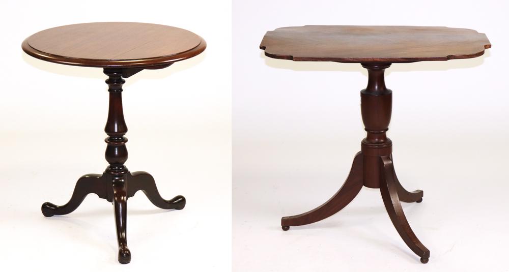Two Mahogany Tip Top Tables (1 of 20)