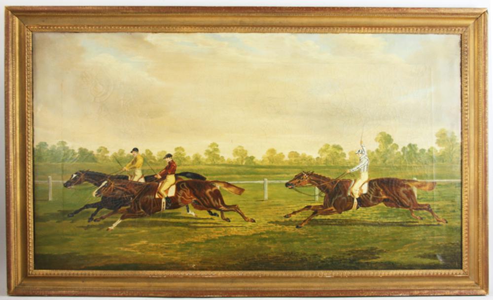 English Steeplechase, Oil on Canvas (1 of 7)