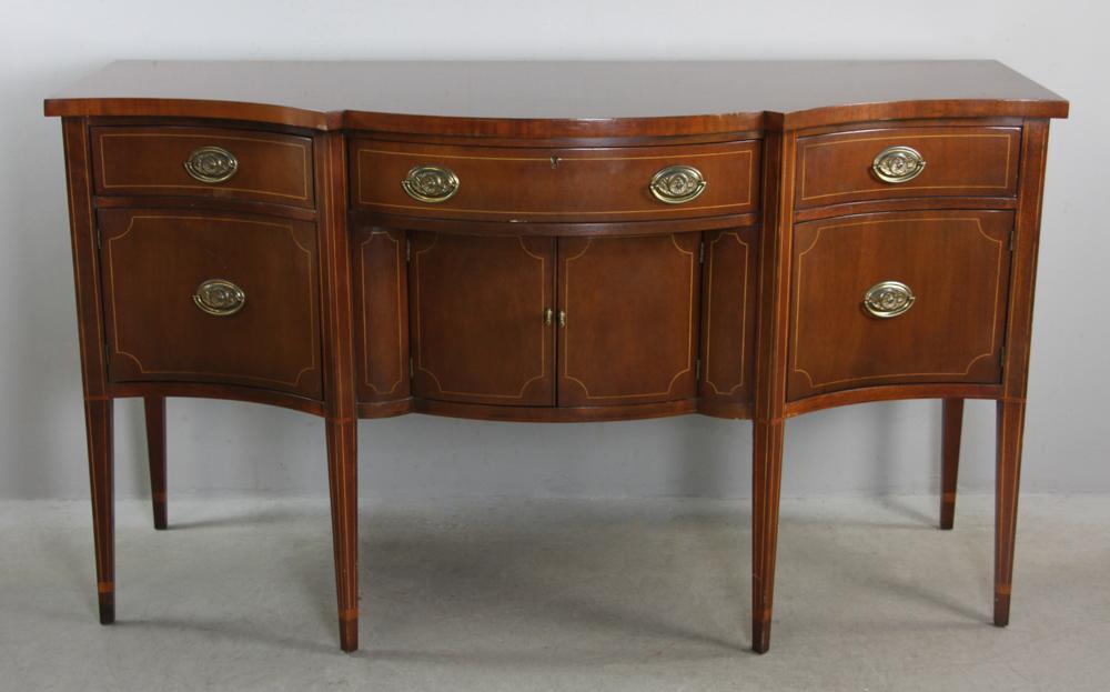 Custom Hepplewhite Style Mahogany Sideboard (1 of 11)
