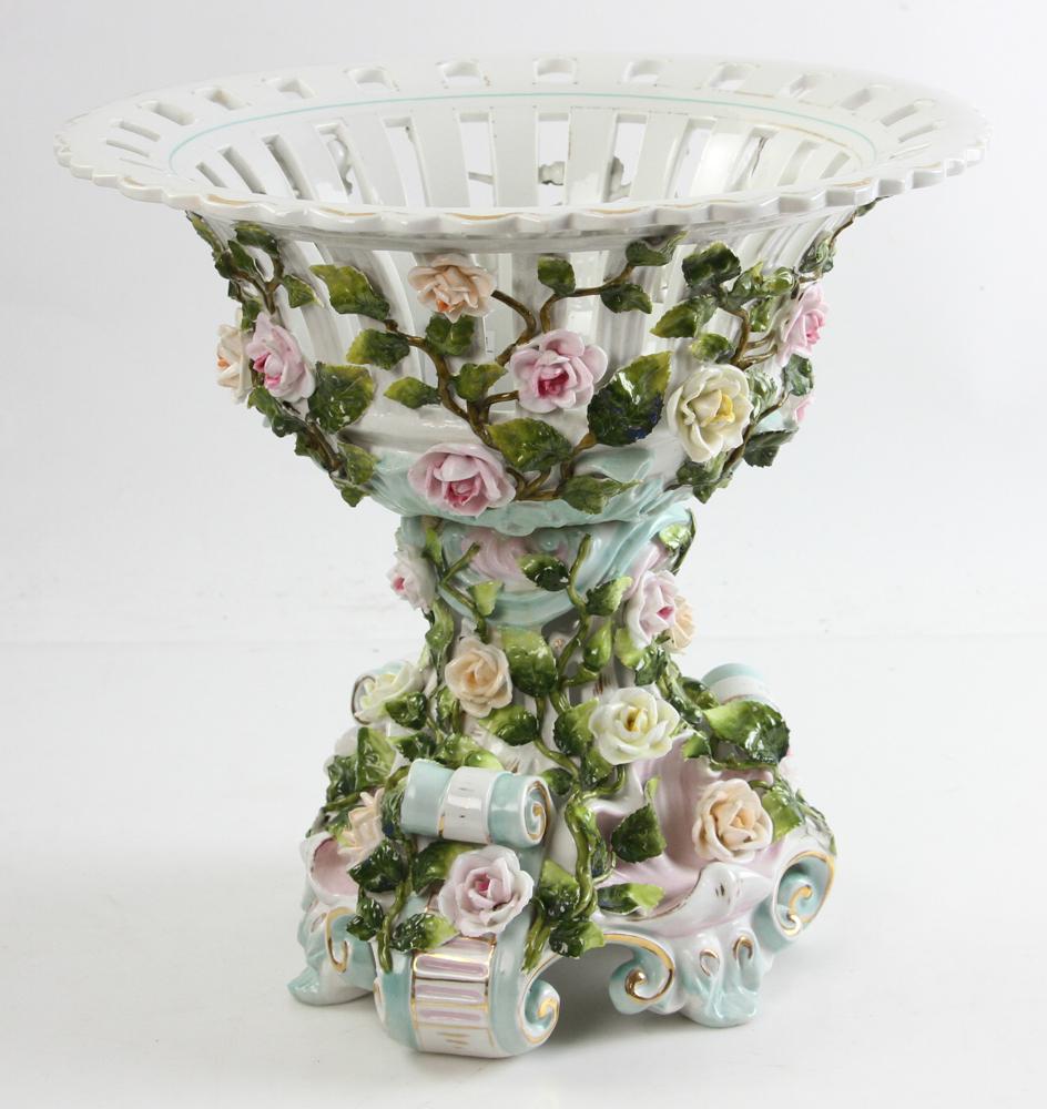 Antique Dresden Porcelain Compote (1 of 6)
