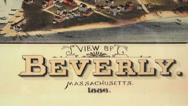 20th C. Print of Beverly, Massachusetts 1886 - 3