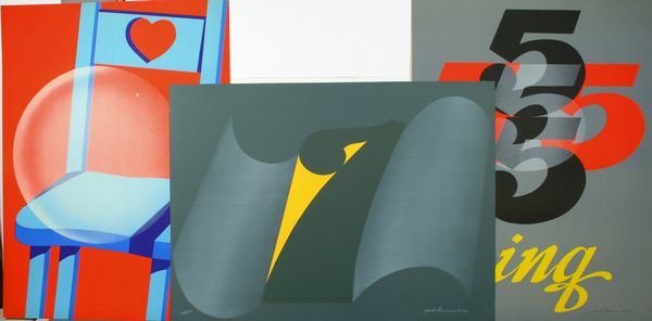 Jack Brusca 1978 Print, Silkscreen on Somerset: Jack Brusca 1978 print, silkscreen on Somerset paper, 30" x 22", signed, dated, and numbered in pencil.