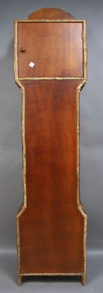 20th C. Adirondack-style Twig & Birchbark Clock - 4
