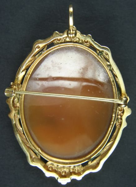 14kt Gold Cameo, Diamond Pendant etc., 44 dwt - 6