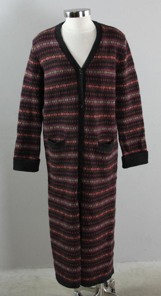 Lauren by Ralph Lauren Wool Sweater Coat: Lauren by Ralph Lauren wool blend sweater coat, size Large.