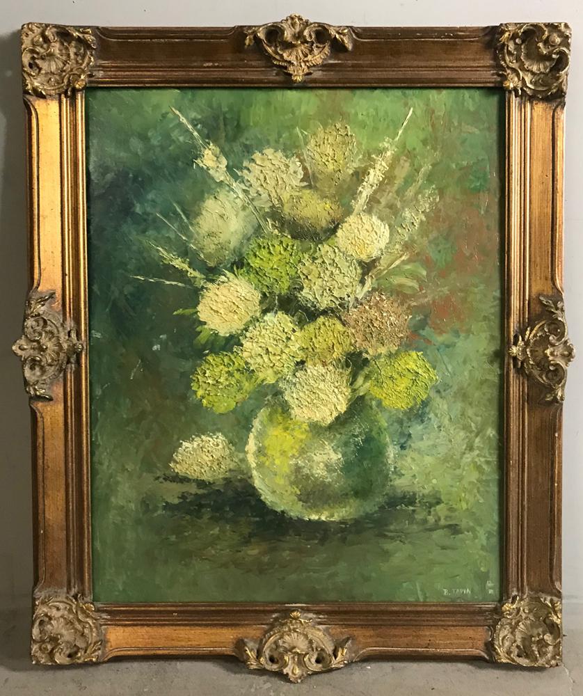 Bob Tapia, Still Life of Flowers, Oil on Canvas (1 of 4)