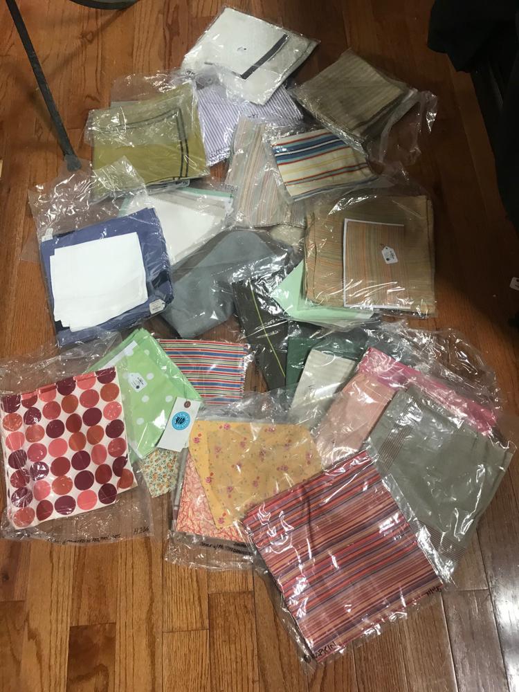 Vintage Napkins, Tea Cloths, Etc: Collection of vintage napkins, tea cloths, etc.