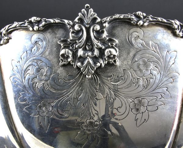 Italian 800 Silver Punch Bowl, Petruzzi - 3