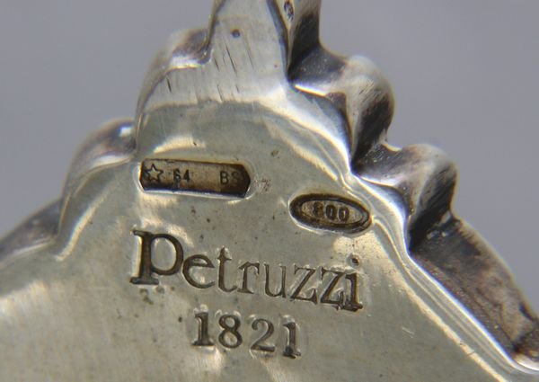 Italian 800 Silver Punch Bowl, Petruzzi - 4
