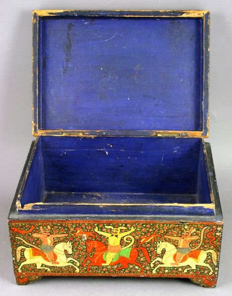 19/20th C. Document Box, Persian Decoration - 2
