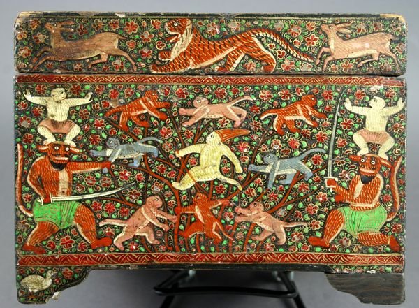 19/20th C. Document Box, Persian Decoration - 6
