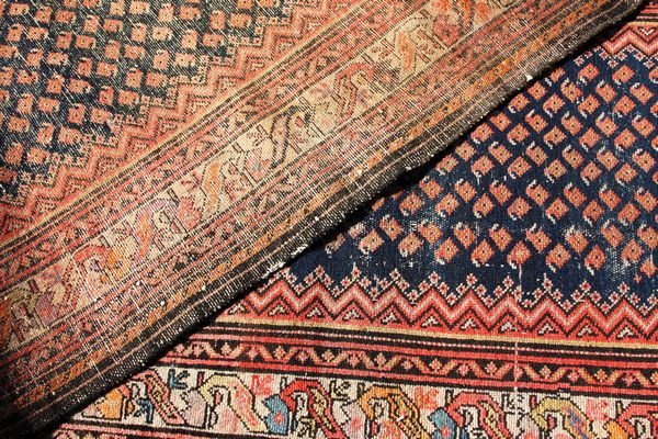 Antique Hamadan Runner, 15' 5" x 3' 4" - 2