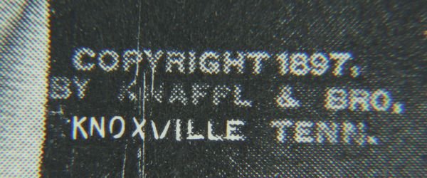 (9) Prints of Blacks by Knaffle & Bro., Tenn. - 10