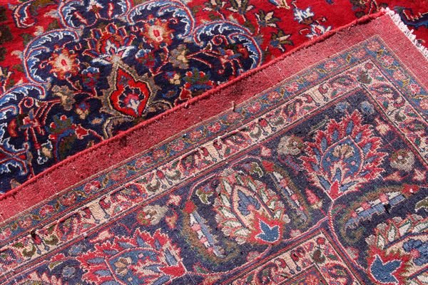 Semi-Antique Persian Kashan Rug, 9' 7" x 13' 1" - 3