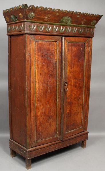 Spanish Colonial Carved Hardwod Cabinet