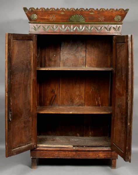 Spanish Colonial Carved Hardwod Cabinet - 2