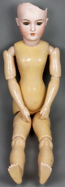 (2) German Bisque Head Dolls, 1 Ernst Heubach - 6