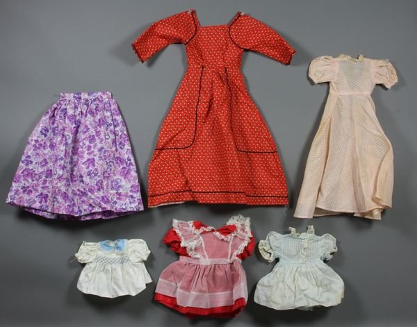 Box of 20th Century Doll Clothes