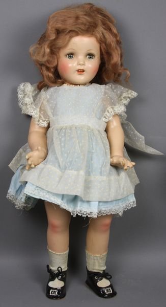 (3) Composition Dolls, 2 Shirley Temple Type - 2