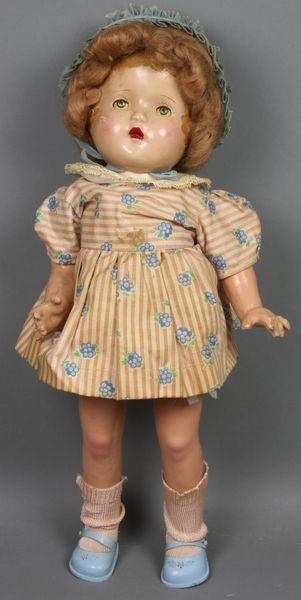 (3) Composition Dolls, 2 Shirley Temple Type - 4