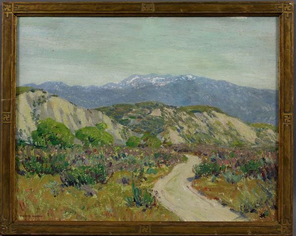 Everett L. Warner, California Landscape, o/b: Everett Longley Warner (American, 1877-1963), California landscape, o/b, 12 1/2" x 16", signed LL.