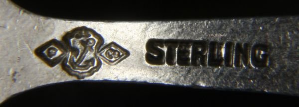 Sterling Silver Nursery Rhymes Bowl Dish Fork - 6