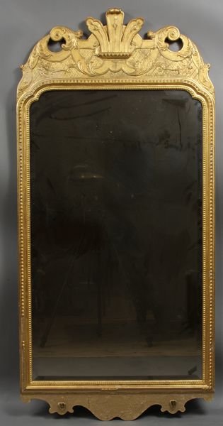 Early 20th C. Continental-style Giltwood Mirror
