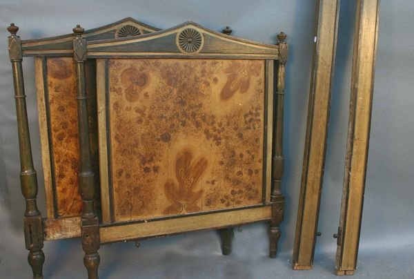 19th Century Italian Neoclassical Bed w/ Urn Top - 2