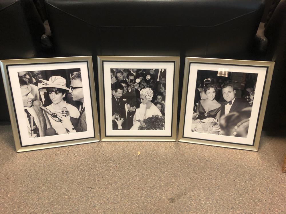 Elizabeth Taylor framed photos, lot of 3. (1 of 1)