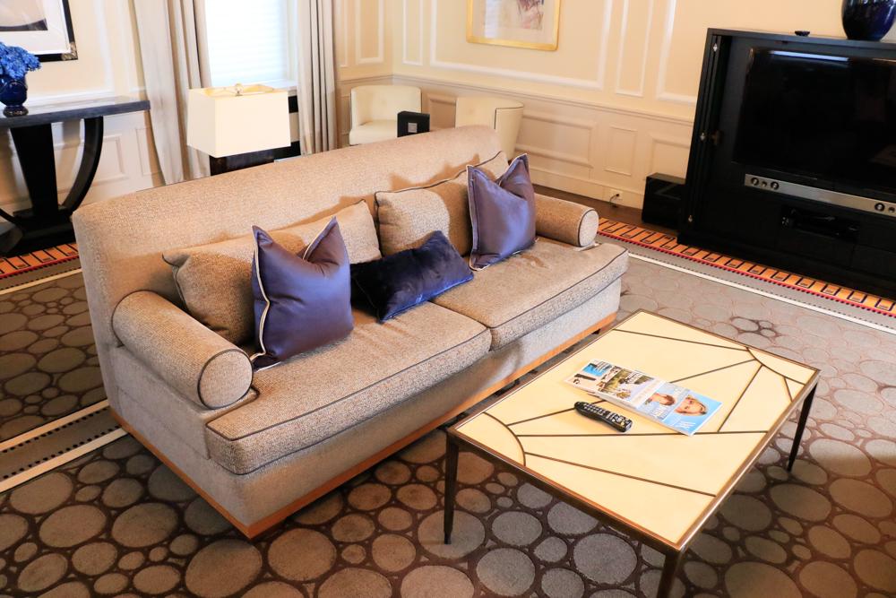 Eric Brand sofa 37x93x39: Elizabeth Taylor Suite: Eric Brand sofa 37x93x39
