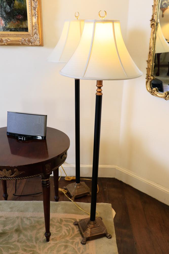 Pair of brass floor lamps (1 of 1)