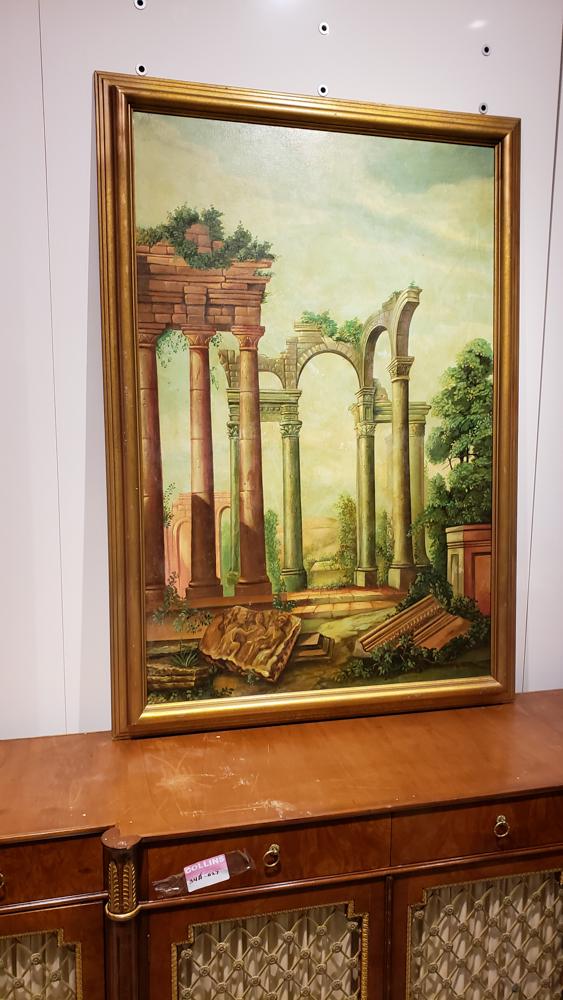 Italian ruin painting: Saudi Arabian Suite: Italian ruin painting