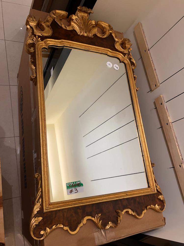 Carved French style mirror (1 of 1)