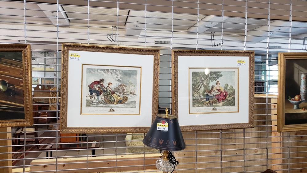 2 framed prints, french (1 of 1)