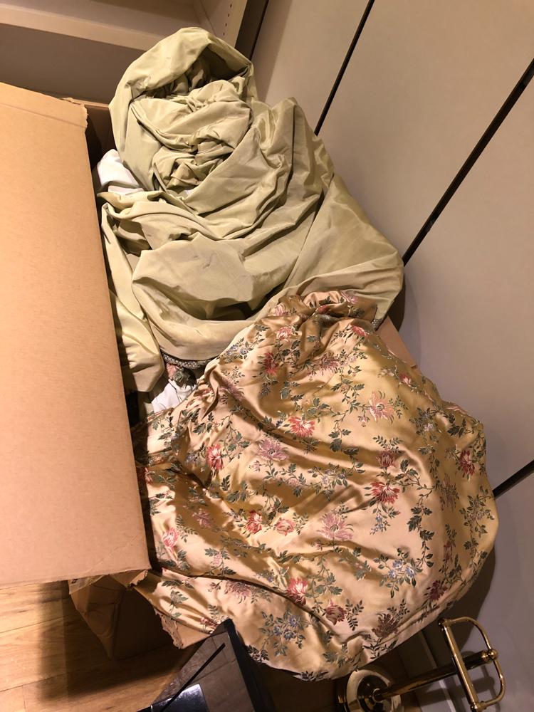 5 sets of drapes - Three sets: silk draperies, taupe (1 of 1)