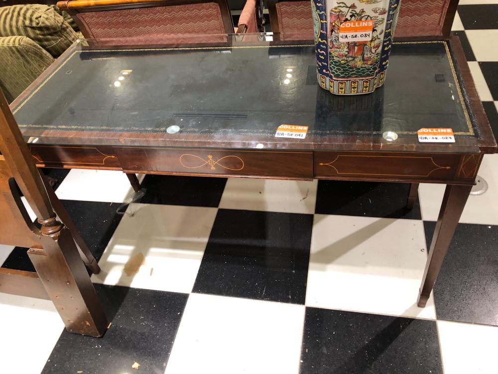 Writing desk set - Regency style writing desk, mahogany (1 of 1)