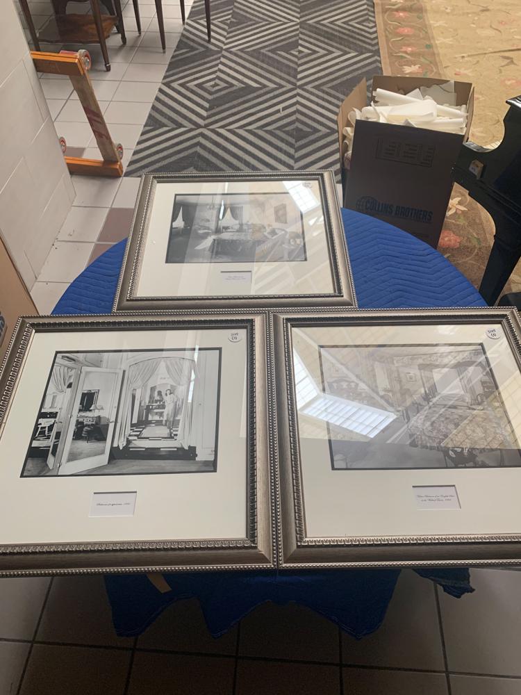 Lot of 3 photographs of interiors; English suite master (1 of 1)