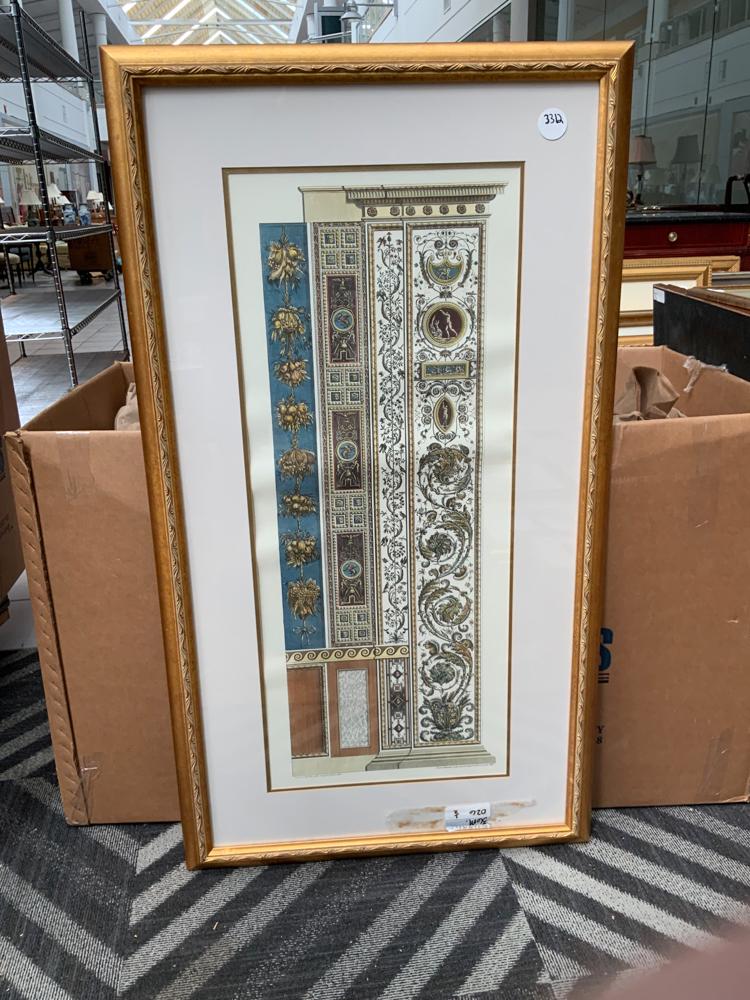Large framed print of ornate architecture (1 of 1)
